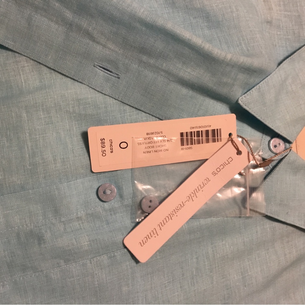 Chico's Light Blue Women's Blouse